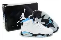 sport air jordan 6 hommes retro basket olympic blue noir